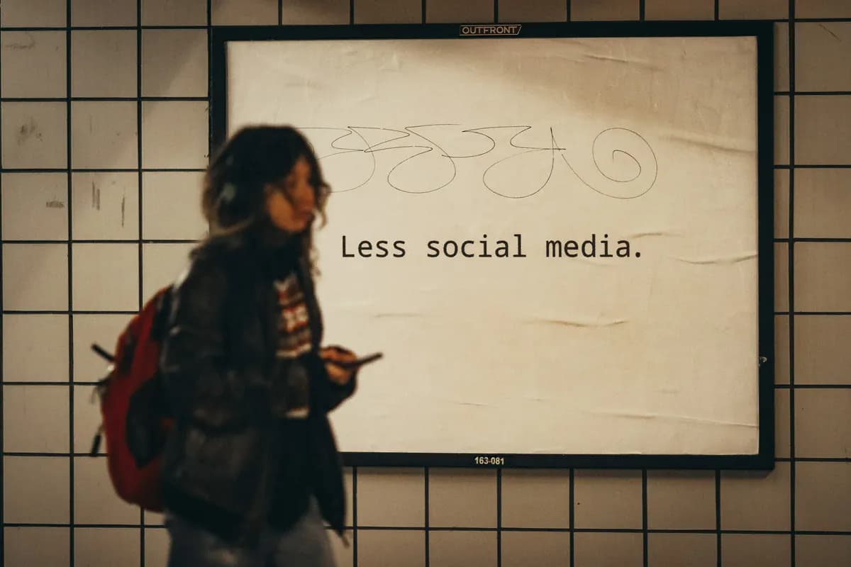 Less social media